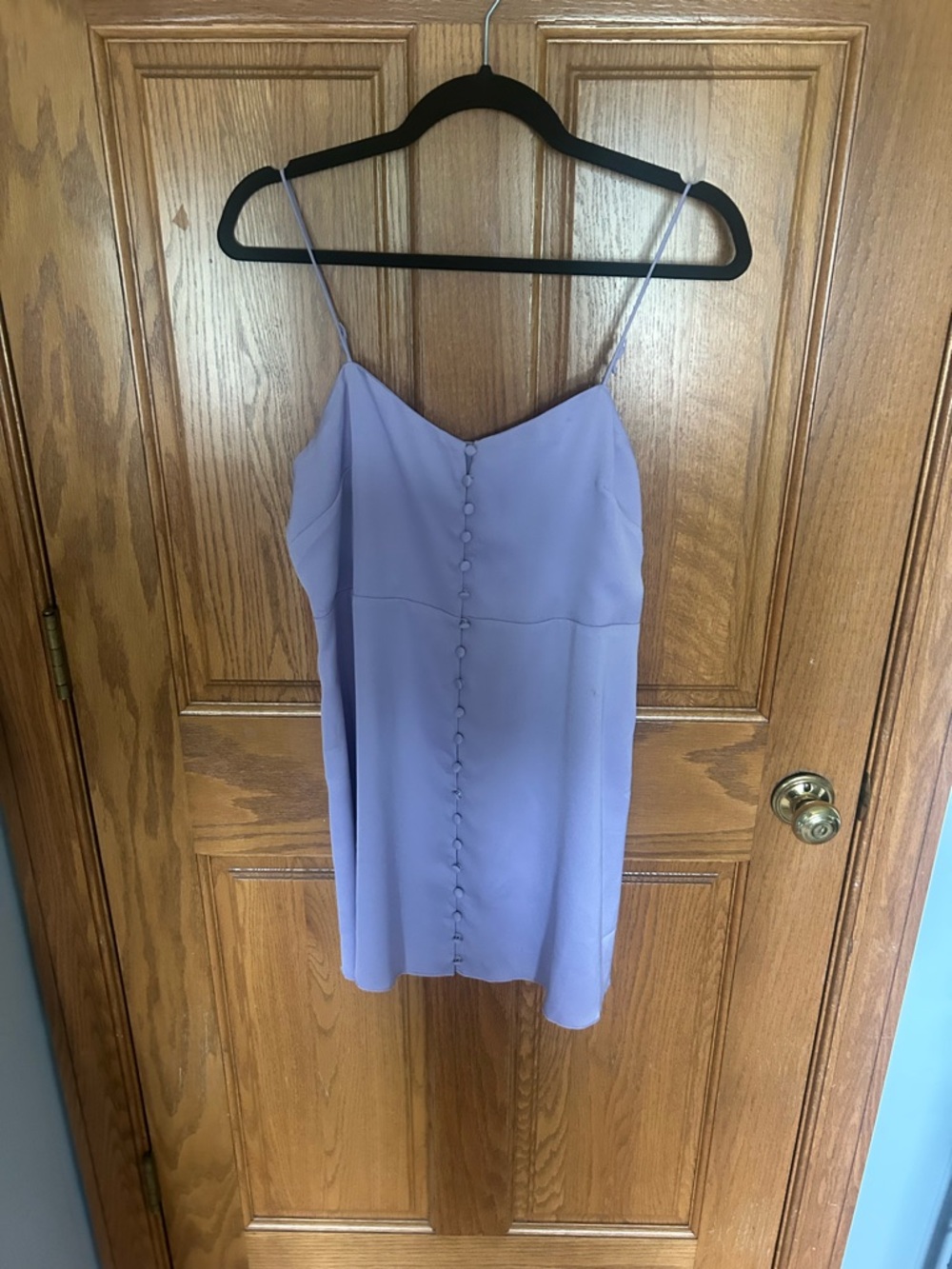 Urban Outfitters Lavender Button-Front Spaghetti Strap Cami